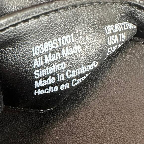 Sam & Libby Jordan High Block Heel WMNS Black US7.5 Square Toe Sandals 4" Pumps - Picture 3 of 9